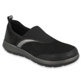 Zapatos de mujer befado 156D006 negro plata Zapatos de mujer befado 156D006 negro plata