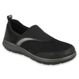 Zapatos de mujer befado 156D006 negro plata