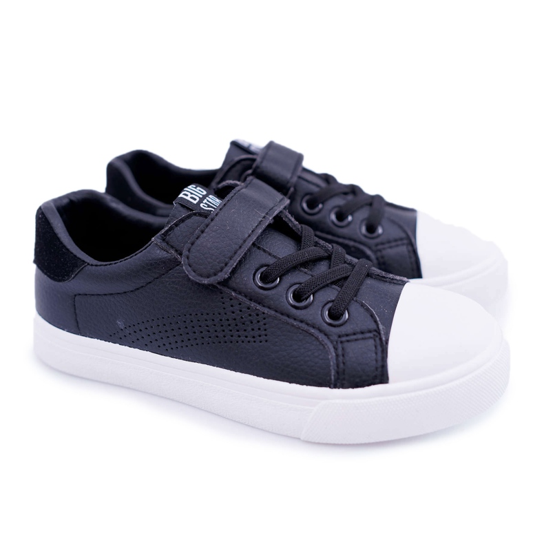 Zapatillas Infantiles Con Velcro Big Star DD374108 Negro ['negro']
