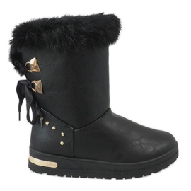 Botas de nieve AN-107 negras para mujer negro