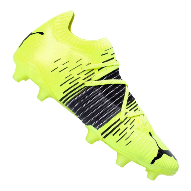 Botas de fútbol Puma Future Z 1.1 Fg / Ag M 106028-01 amarillo, negro, gris / plateado multicolor