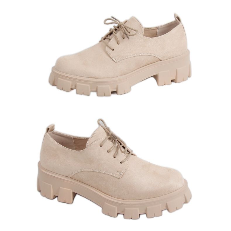Mocasines de suela alta NC1120 Beige