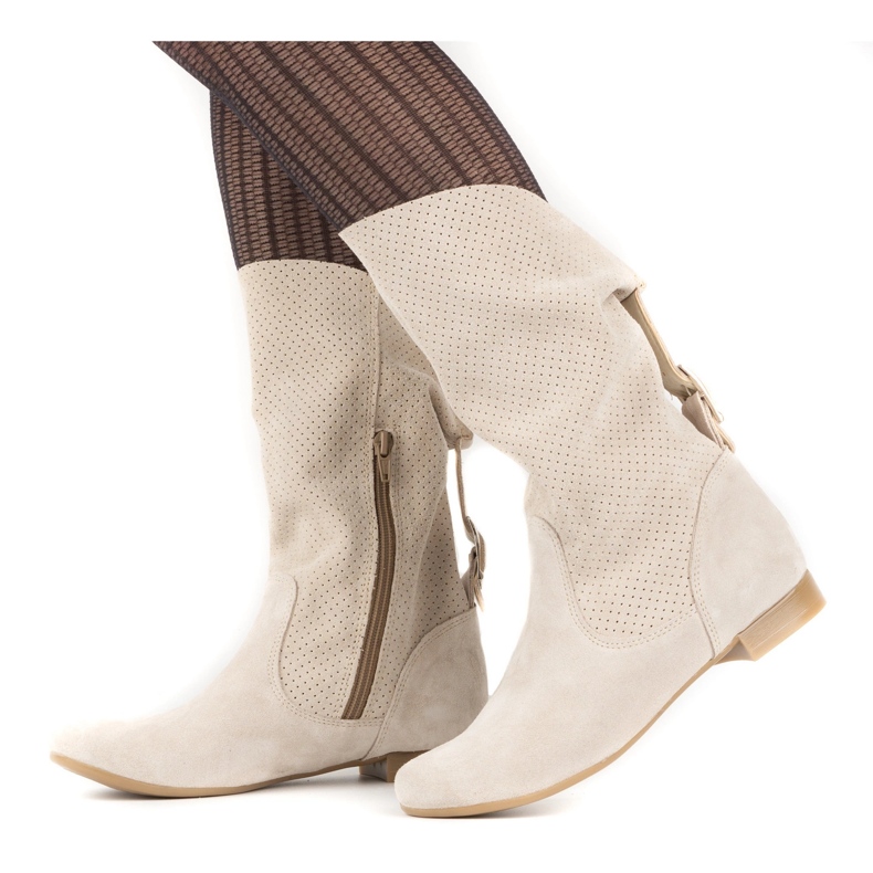 Olivier Botas caladas Elena beige