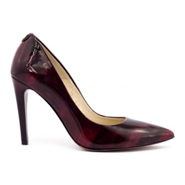 Tacones granate Neścior 006-C rojo