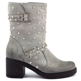 Exousite Botas de mujer en el poste 1070 gris Exousite Botas de mujer en el poste 1070 gris