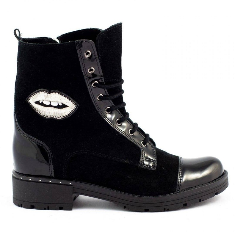 Dolce Pietro Botas negras con aislamiento para mujer 2065 negro