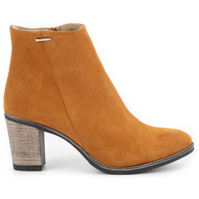 Olivier Botas Sara Rude de tacón naranja