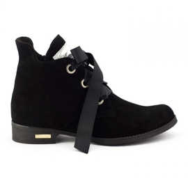 Olivier Botas Flora negras con cinta negro