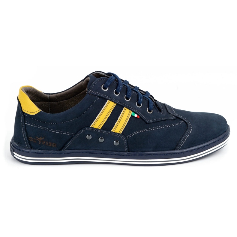 ABIS Zapatos de hombre 1801N azul marino