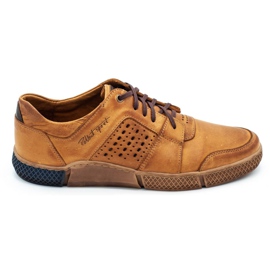 Polbut Zapatos calados hombre J70 rojo naranja