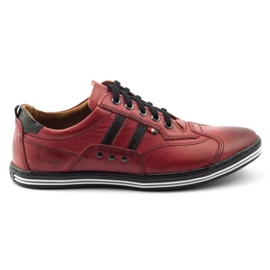 ABIS Zapatos casual hombre 1801 rojo