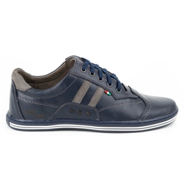 ABIS Zapato casual hombre 1801 azul marino