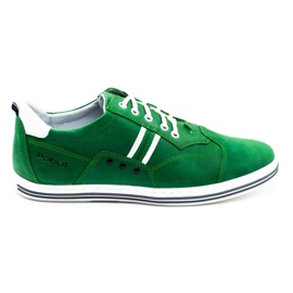 Polbut 1801 zapatos casuales verdes de hombre