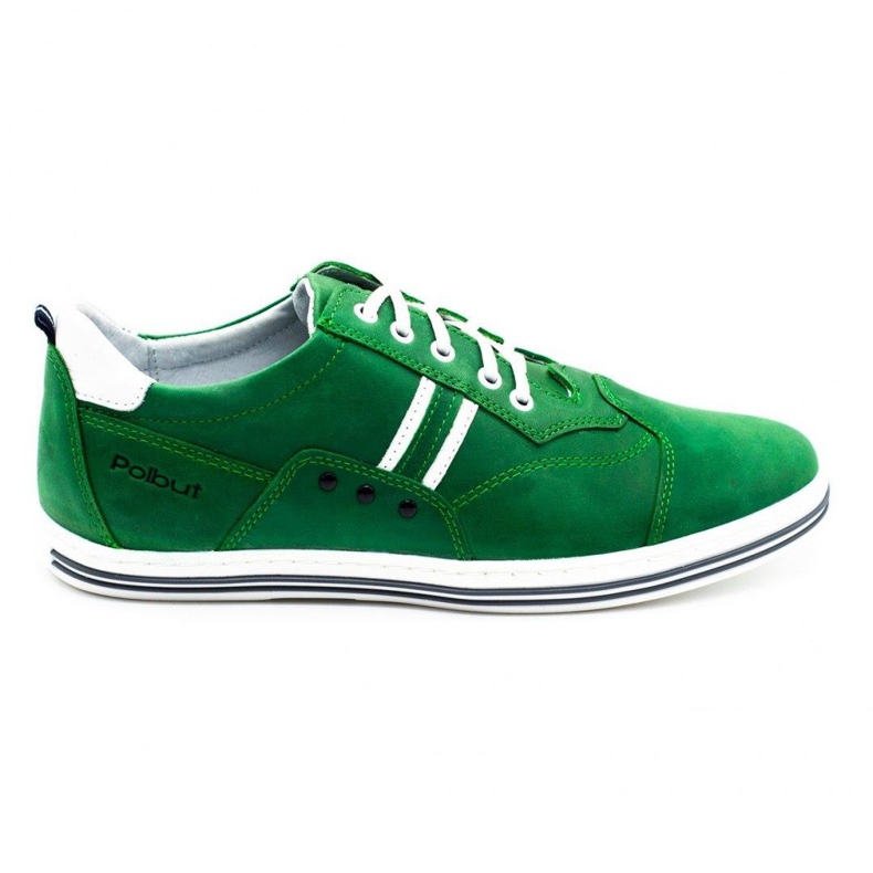 Polbut 1801 zapatos casuales verdes de hombre