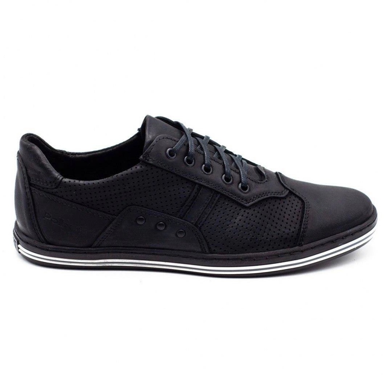 Polbut 1801P zapatos casuales negros para hombre