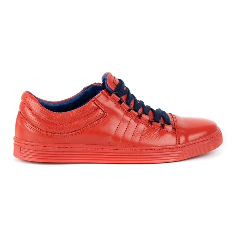 KENT Zapatos casuales de hombre 305 rojo