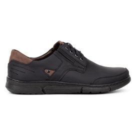 Polbut Zapatos casuales negros para hombre J55