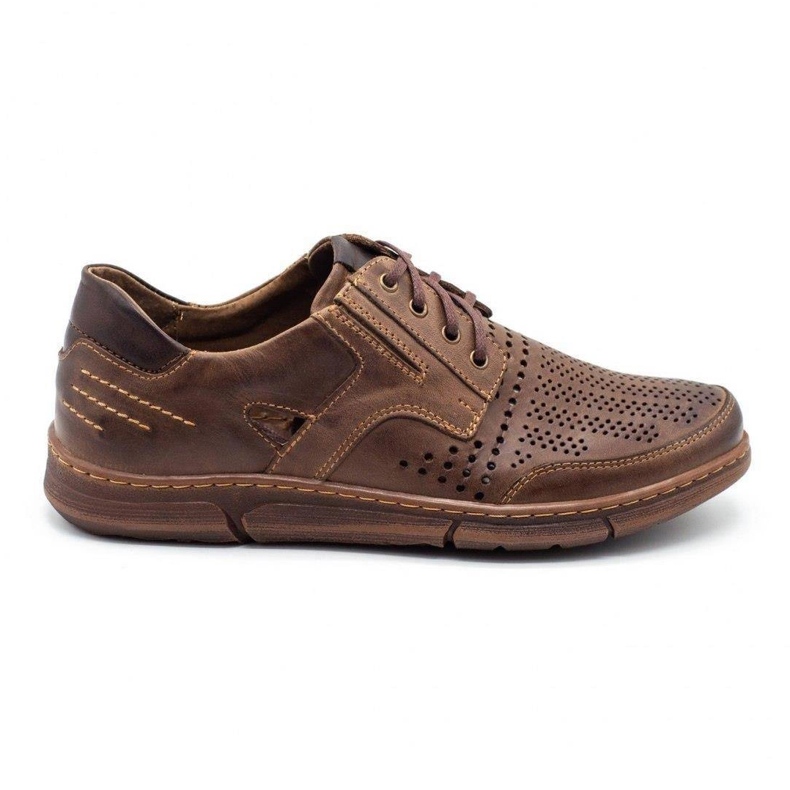Polbut Zapatos casuales de hombre J55 para verano marrón