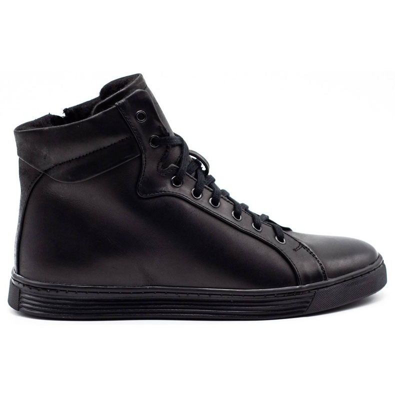 KENT Zapatos de hombre creepersy insulated 306 Black negro