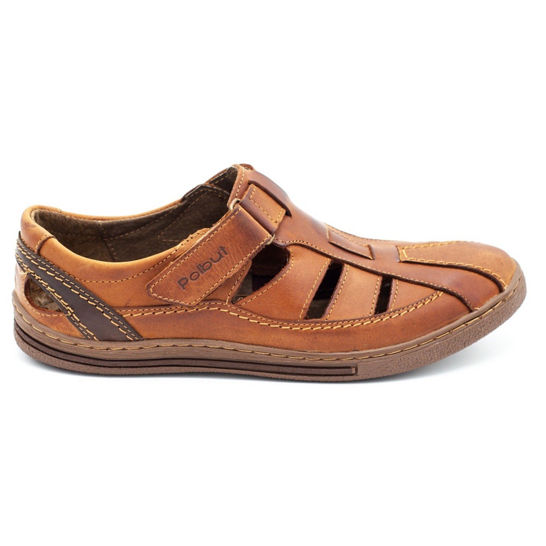 Polbut Zapatos de hombre k18 camel naranja