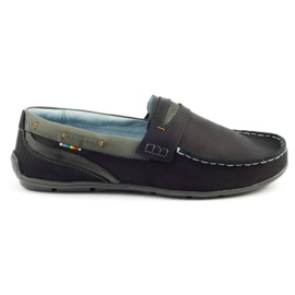Mocasín hombre negro 295
