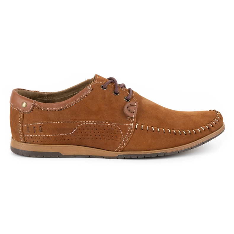 KOMODO Zapatos Mocasines de hombre 875 camel multicolor naranja