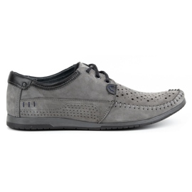 KOMODO Zapatos de verano mocasín 875 de hombre gris
