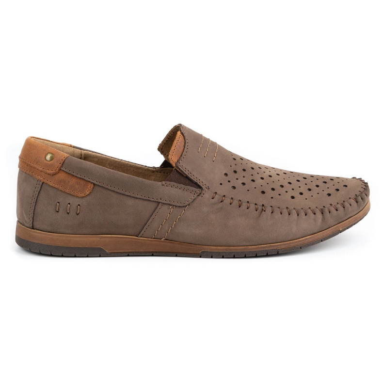 KOMODO Zapatos de hombre mocasines 876 verano marrón
