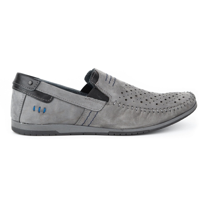 KOMODO Mocasín de hombre gris 876 zapatos de verano