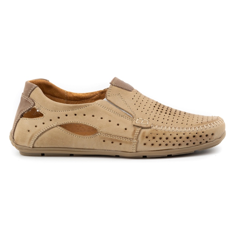 Mario Pala Zapatos de hombre mocasines 901 verano beige