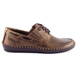 Polbut Zapatos de hombre, mocasines J69 marrón