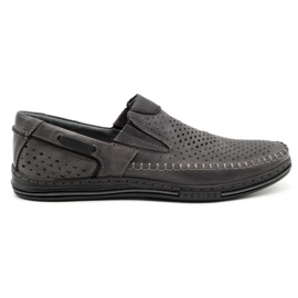Polbut Zapatos verano hombre piel gris 09
