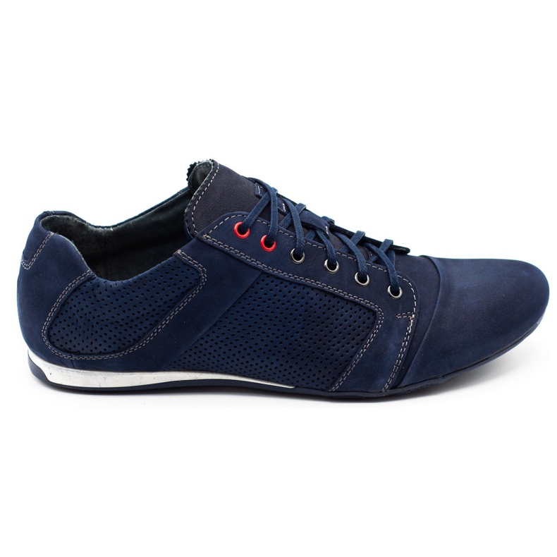 Lemar Zapato piel hombre 882 azul marino