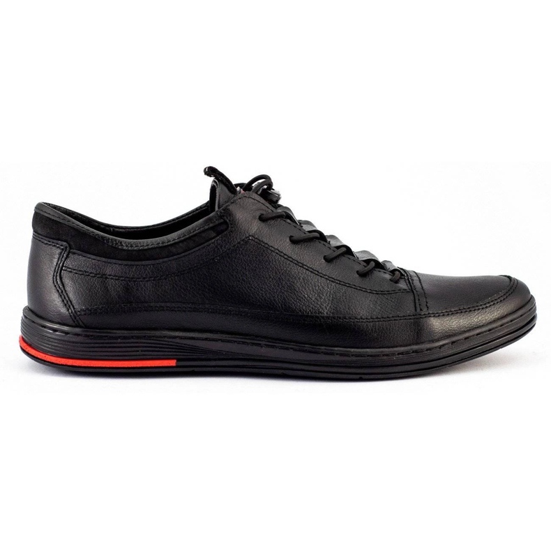 Polbut Zapatos de hombre piel casual negro K22