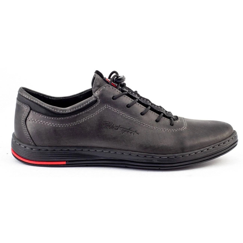 Polbut Zapato casual hombre piel K23 gris
