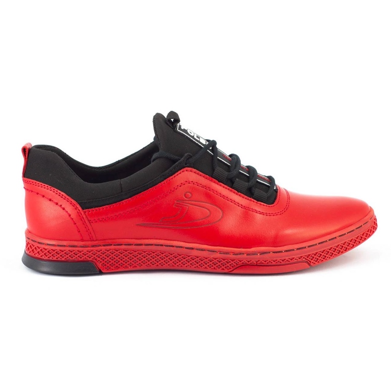 Polbut Zapato casual piel hombre K24 rojo