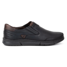 Polbut Zapatos sin cordones para hombre J51 negro
