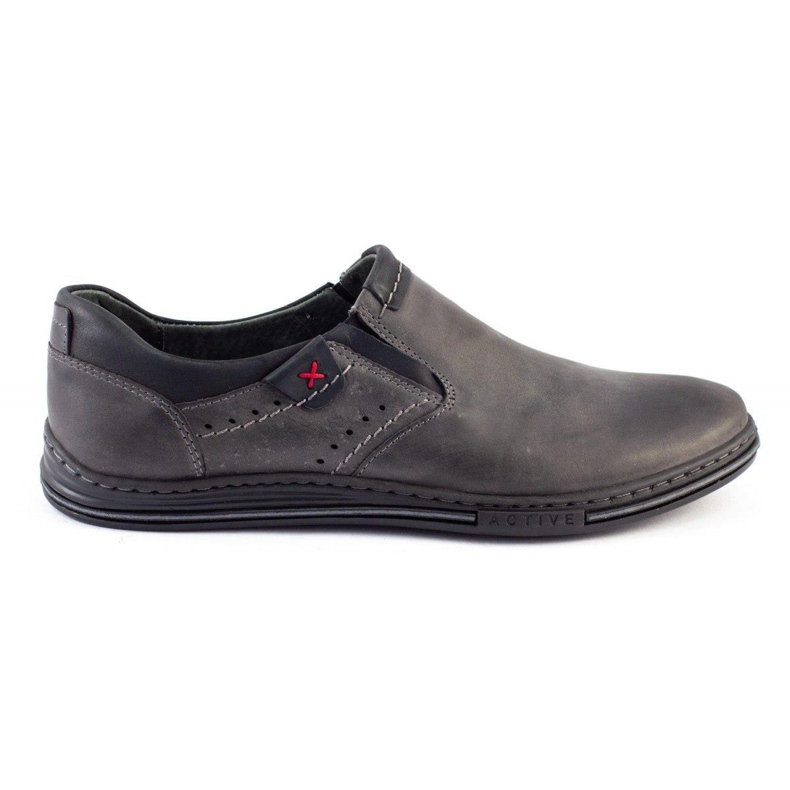 Polbut Zapatos 401 sin cordones de hombre gris
