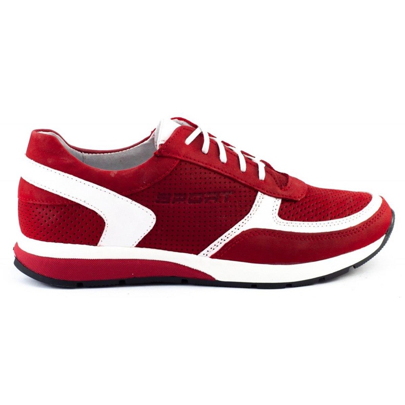 Polbut Zapatillas deportivas de hombre C47P rojo con blanco multicolor