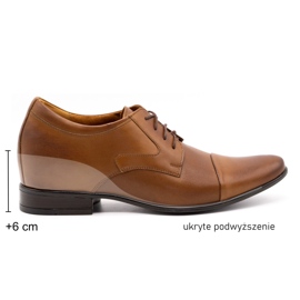 Olivier Zapatos formales de hombre P10 aumentando la altura del marrón
