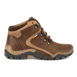Olivier Zapatos de invierno para hombre 129 Marrón