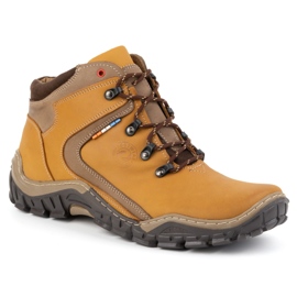 Olivier Zapatos de invierno para hombre 129 Amarillo