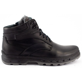 Polbut Botas de invierno hombre negras J60S negro