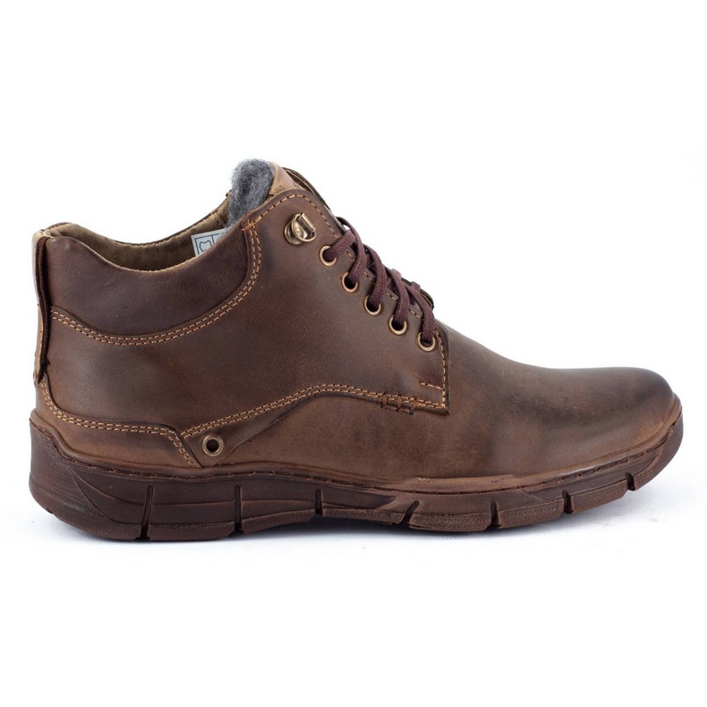 Polbut Zapatos de invierno para hombre J64S marrón