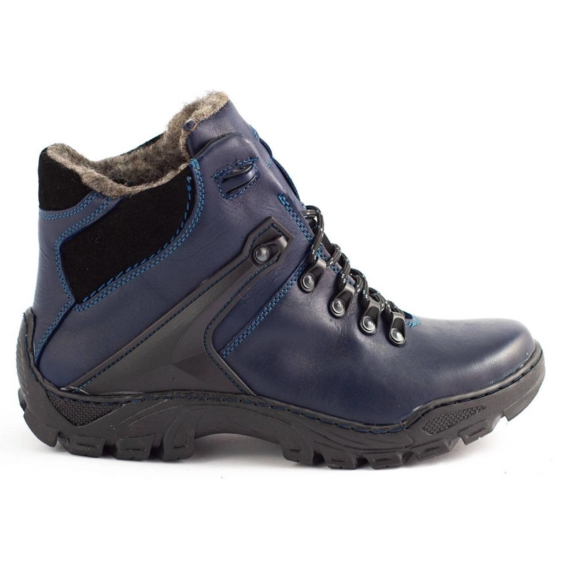 KENT Calzado de invierno para hombre Botas de nieve 119, trekking, azul marino KENT Calzado de invierno para hombre Botas de nieve 119, trekking, azul marino