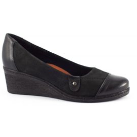 Pulso Salón para tacones cuña 361 negro