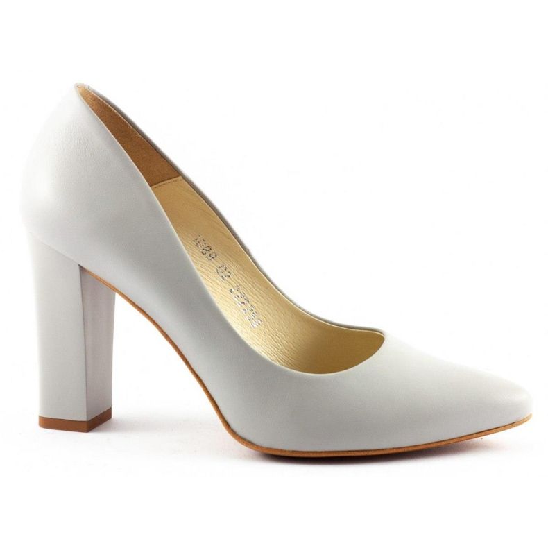 Clasicco Zapatos de salón para mujer en el poste 1089 gris claro