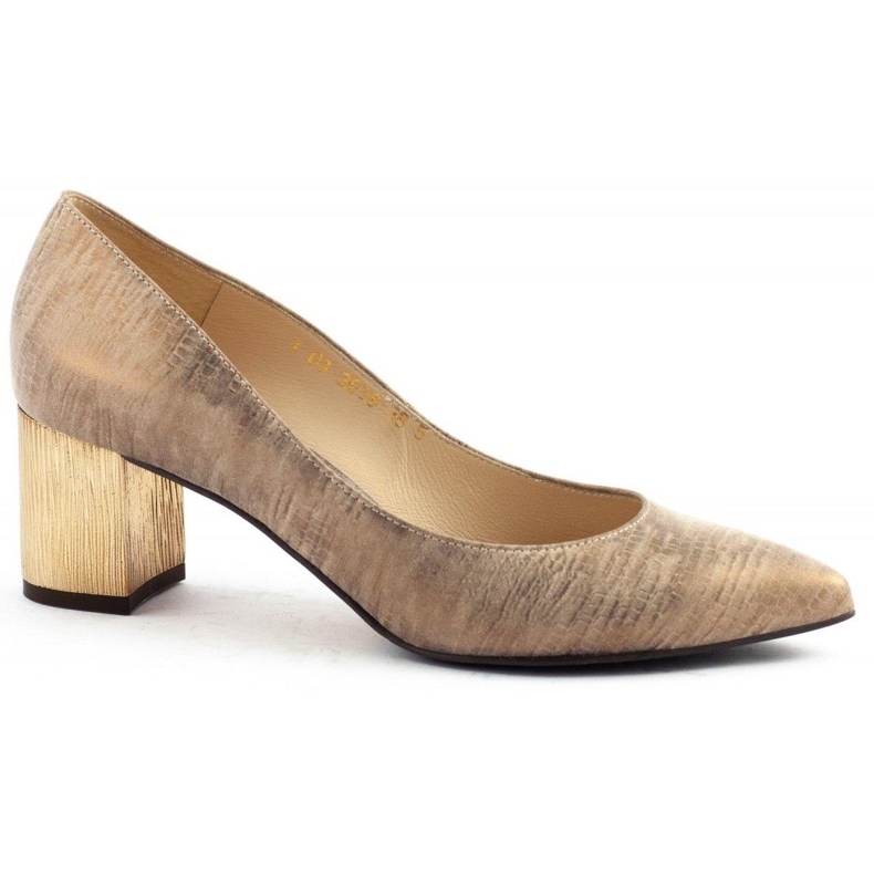 Anis Zapatos de salón para mujer en el pilar 3638 beige