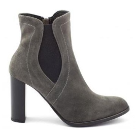 Botas de mujer Lizard 04432 gris oscuro