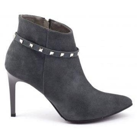 Botas de mujer Neścior 092-R ante grafito negro
